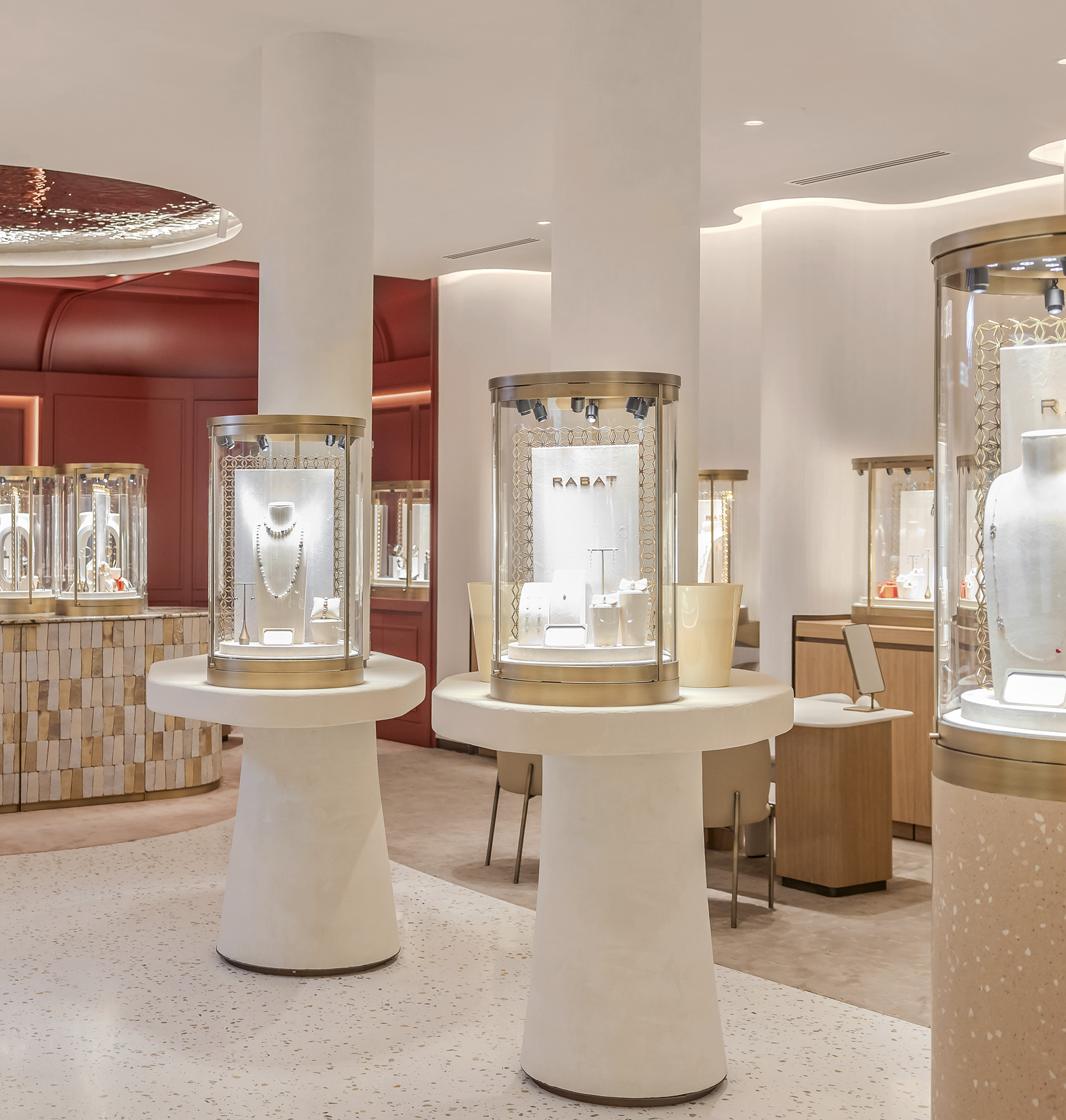 Espacio joyas en joyería RABAT Valencia