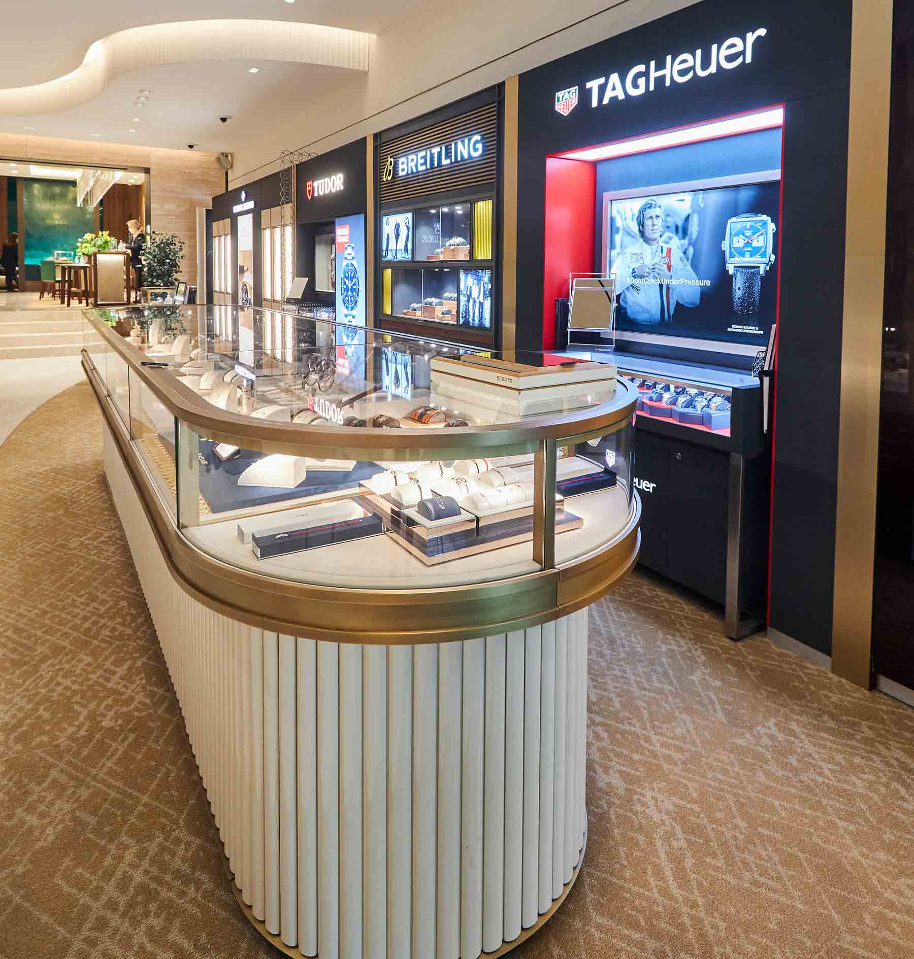 Watchmaking space in RABAT jewellery store Madrid