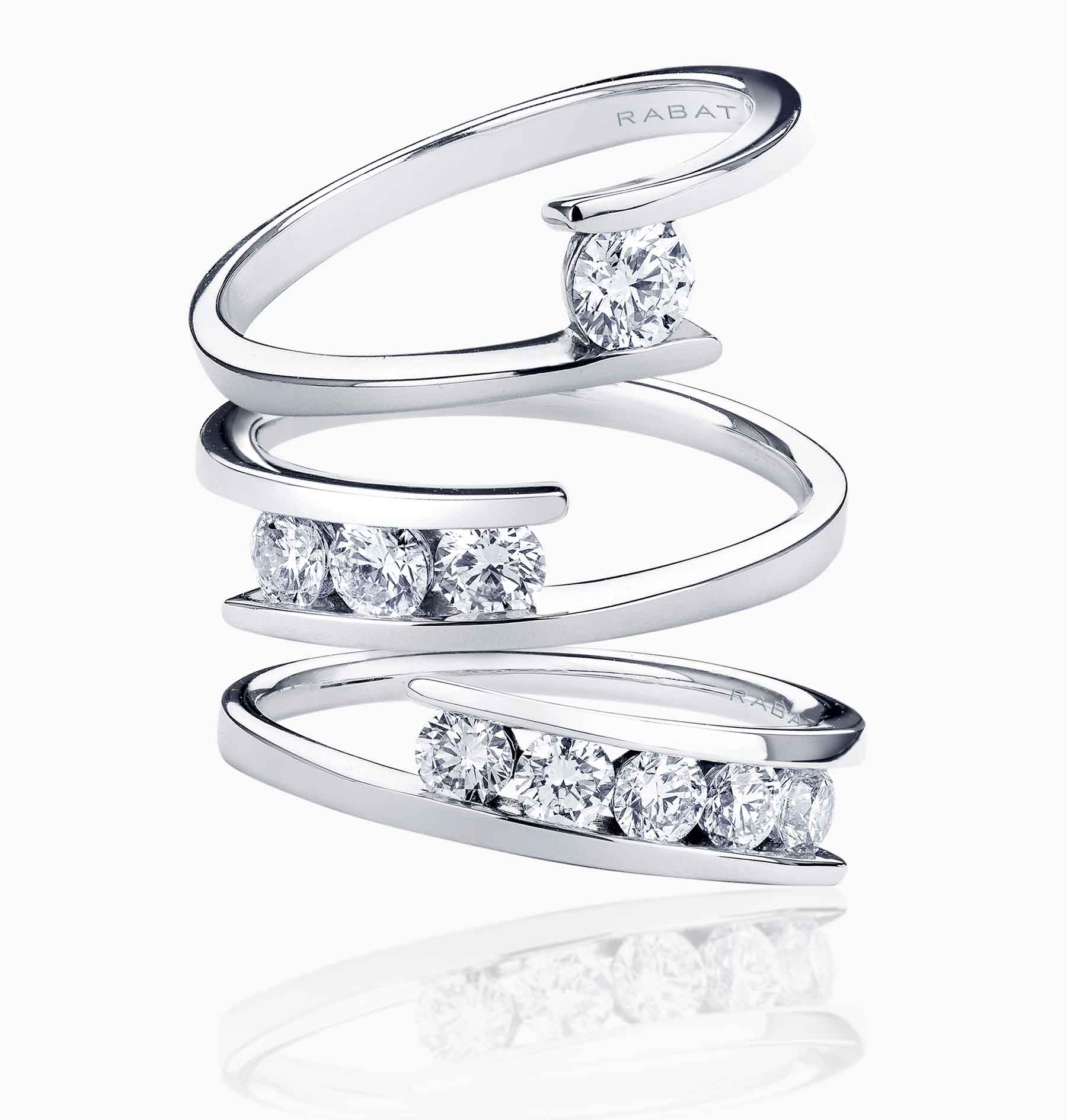 Engagement rings with Bridge of Love Bridal Collection at RABAT jewelry